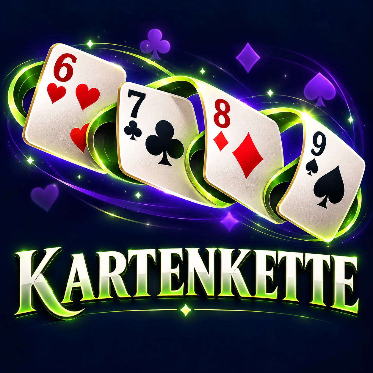 Kartenkette – Spielmotiv