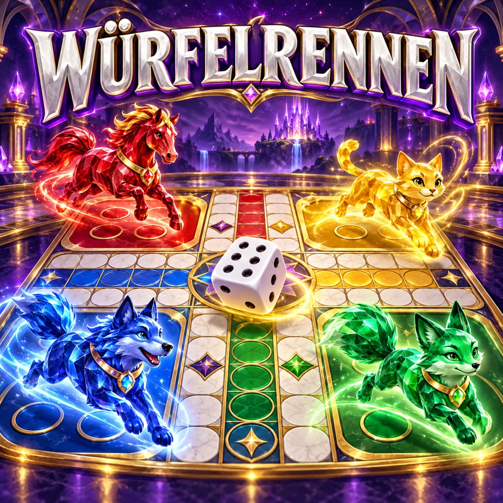 Würfelrennen – Spielmotiv
